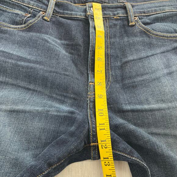 Lucky Brand 121 Slim Straight Dark Wash Cotton Basic Denim Jeans 38x30 - Picture 8 of 9